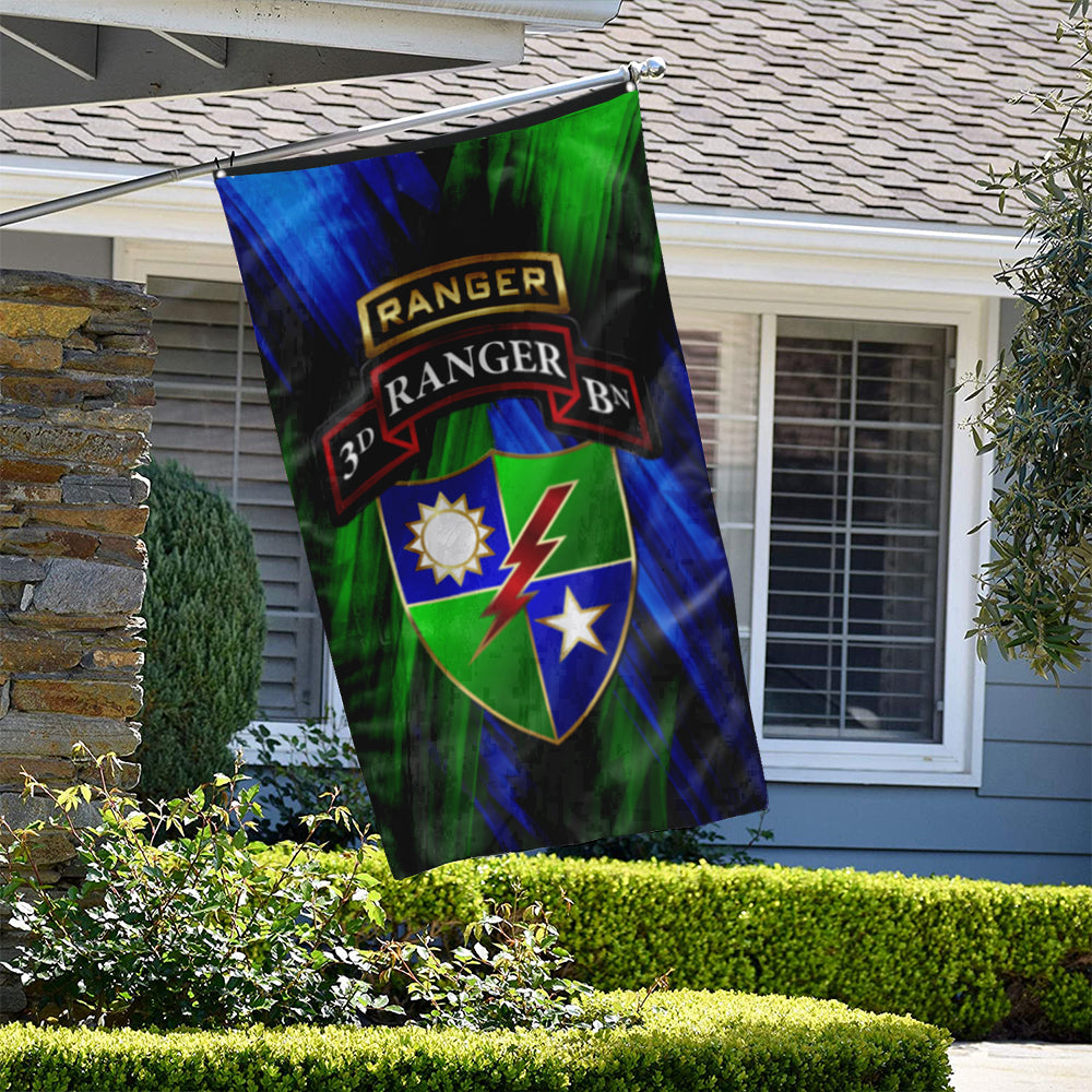 Fyon 3-75 Tabbed Regimental Flag Indoor and outdoor banner