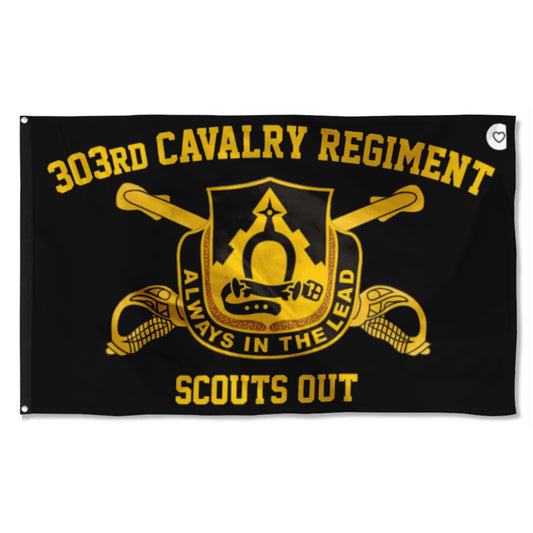 Fyon 303rd Calvary Regiment Flag Indoor and outdoor banner