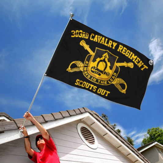 Fyon 303rd Calvary Regiment Flag Indoor and outdoor banner