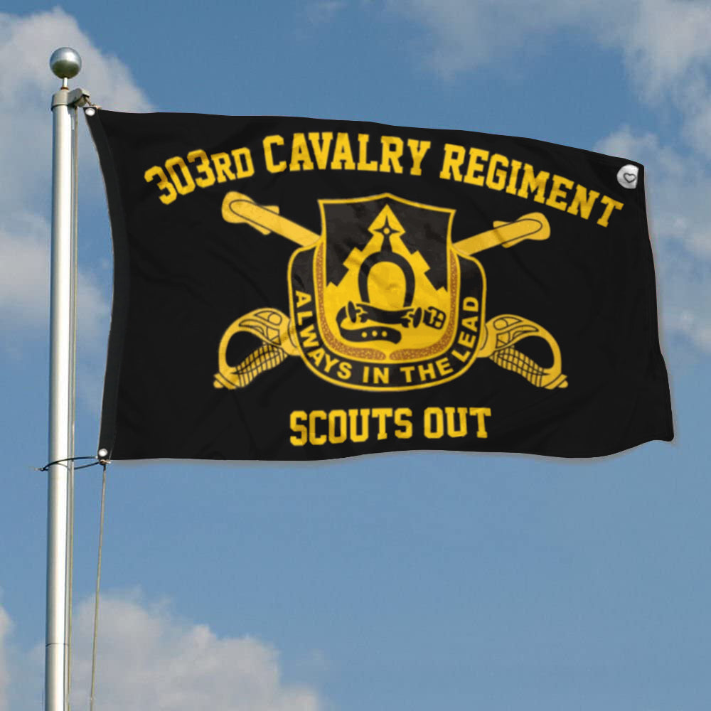 Fyon 303rd Calvary Regiment Flag Indoor and outdoor banner