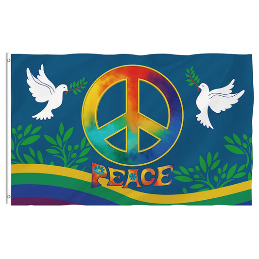 Fyon Dove of Peace Flag Indoor and outdoor banner