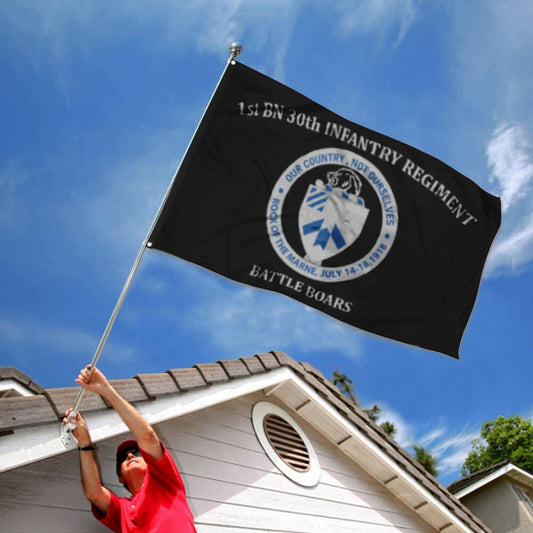 Fyon 30th IN. Custom Guidon Flag  Indoor and outdoor banner