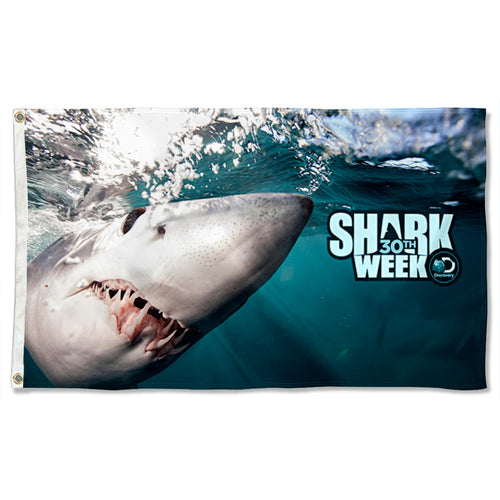 Fyon 30th Week Shark Flag Indoor and outdoor banner