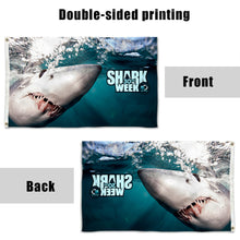 Fyon 30th Week Shark Flag Indoor and outdoor banner