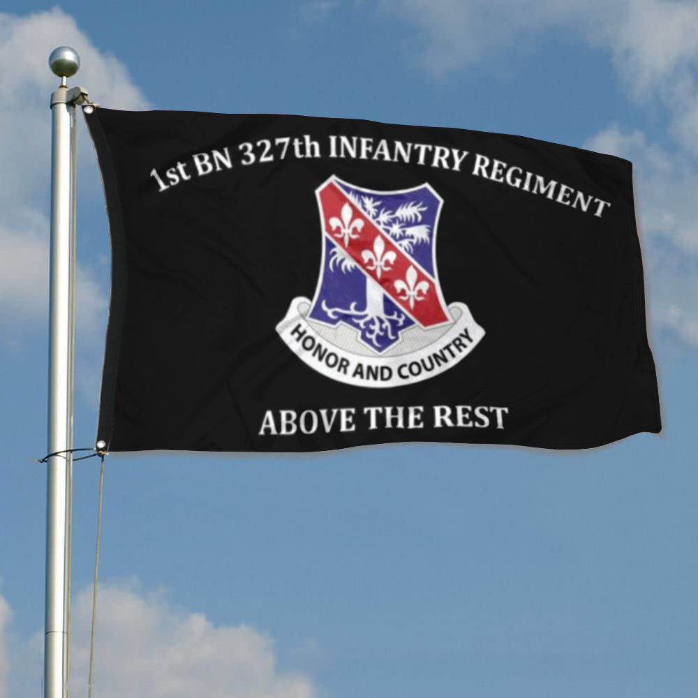 Fyon 327th IN. Custom Guidon Flag Indoor and outdoor banner