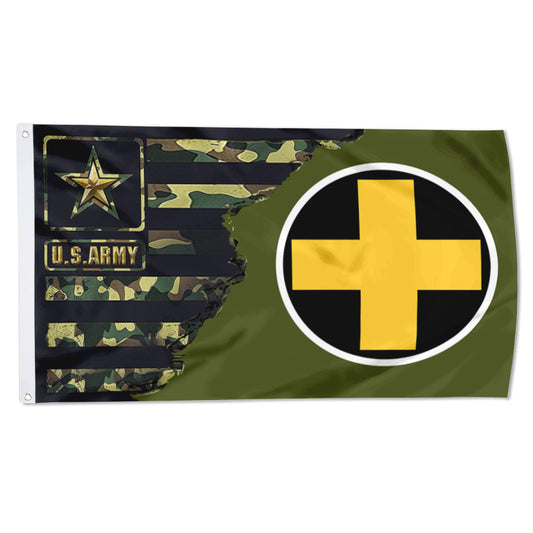 Fyon 33th Infantry division History Flag Banner
