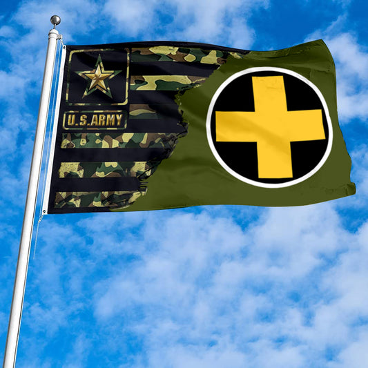 Fyon 33th Infantry division History Flag Banner