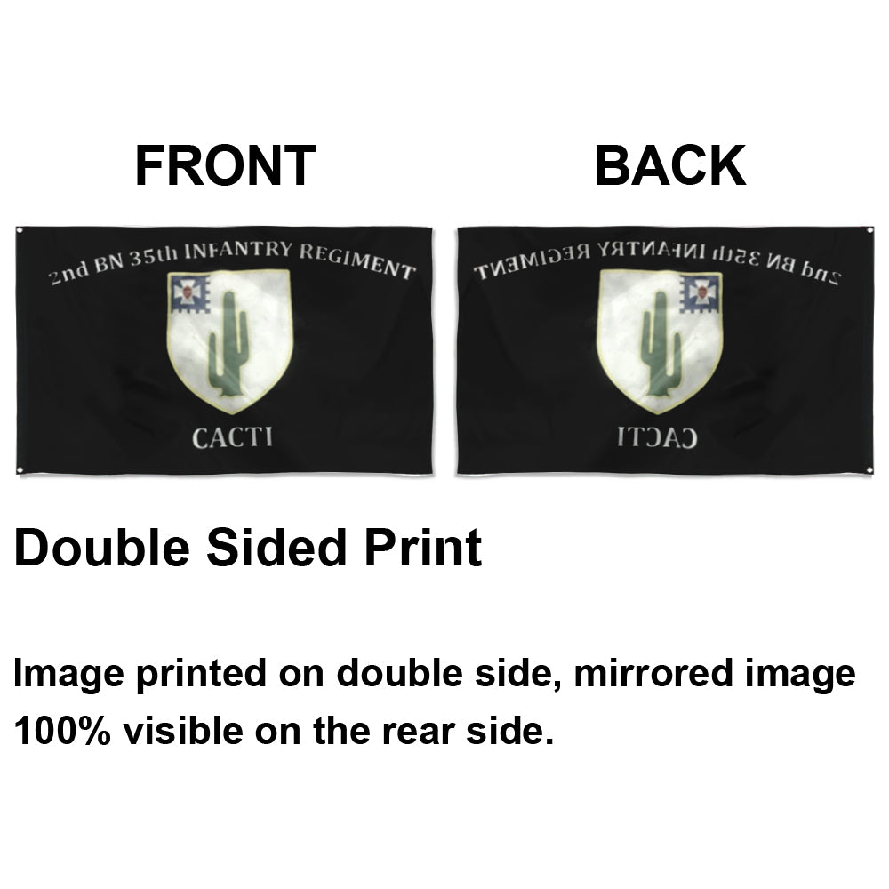Fyon 35th IN. Custom Guidon Flag  Indoor and outdoor banner