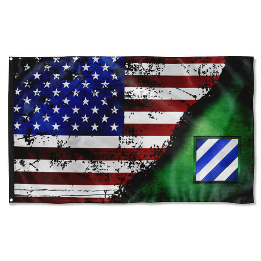 Fyon 3Rd ID Stars And Stripes Flag Indoor and outdoor banner