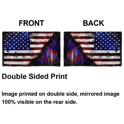 Fyon 3Rd SFAB Stars And Stripes Flag Indoor and outdoor banner
