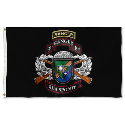 Fyon 3rd Ranger Battalion Combo Flag Banner