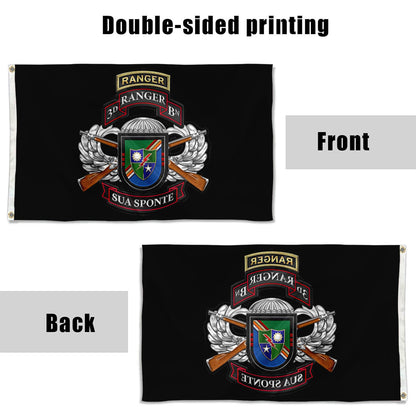 Fyon 3rd Ranger Battalion Combo Flag Banner