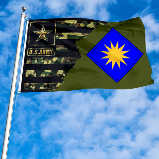 Fyon 40th Infantry division Flag Banner