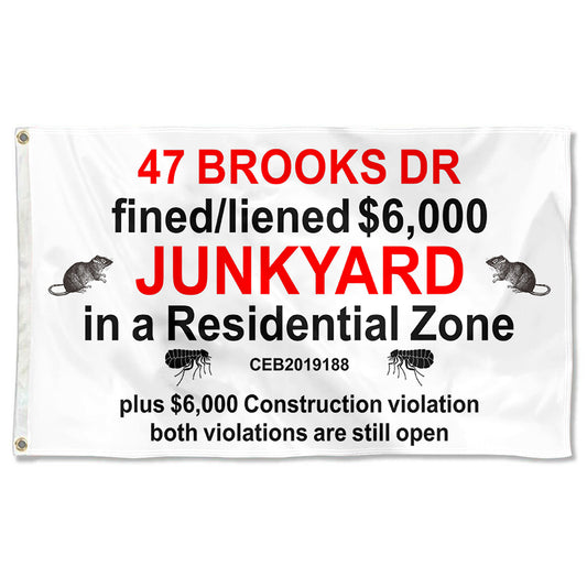 Fyon 47 BROOKS DR Flag Indoor and Outdoor Banner