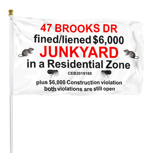 Fyon 47 BROOKS DR Flag Indoor and Outdoor Banner