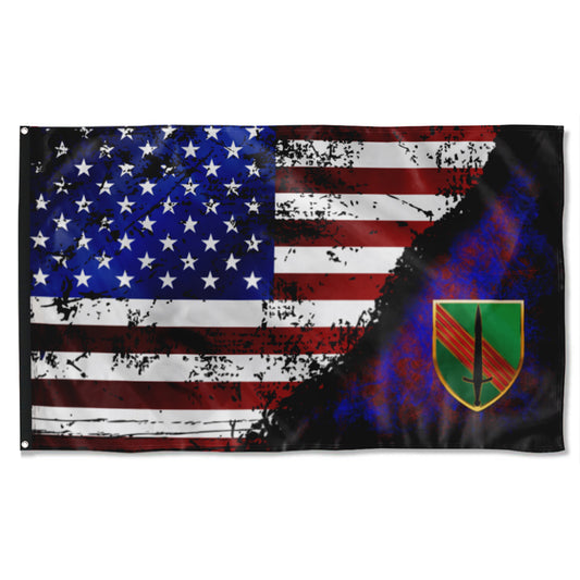 Fyon 4TH SFAB Stars And Stripes Flag Indoor and outdoor banner