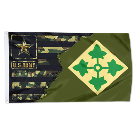 Fyon 4th Infantry division Flag Banner