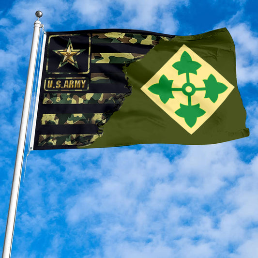 Fyon 4th Infantry division Flag Banner