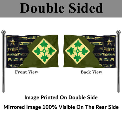 Fyon 4th Infantry division Flag Banner