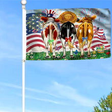 Fyon 4th Of July America Cow Flag 41501 Indoor and outdoor banner