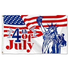 Fyon 4th of July Flag Independence Day Banner