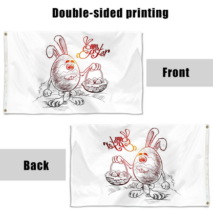 Fyon Happy Easter flag Indoor and outdoor banner 2231417