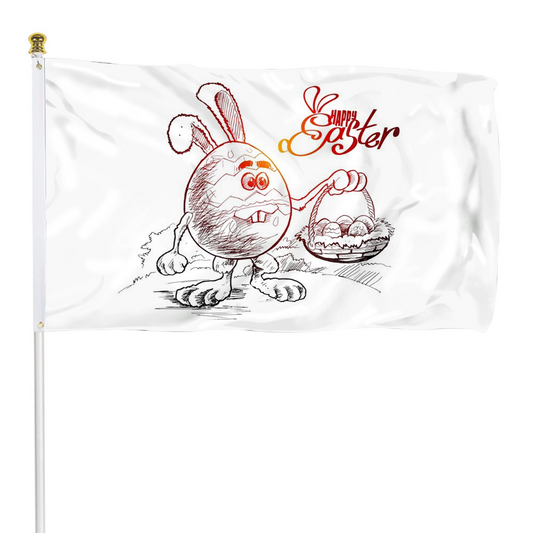 Fyon Happy Easter flag Indoor and outdoor banner 2231417