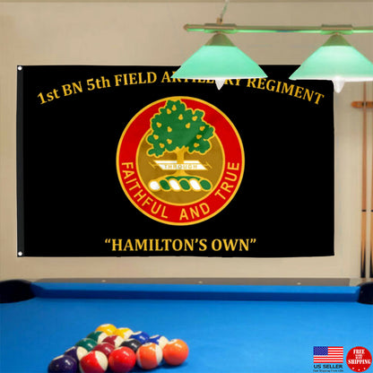 Fyon 5th Field Artillery Flag  Indoor and outdoor banner