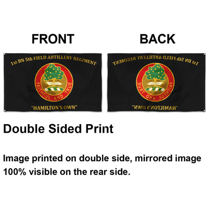 Fyon 5th Field Artillery Flag  Indoor and outdoor banner