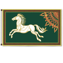 Fyon LotR Rohan Flag Banner Green