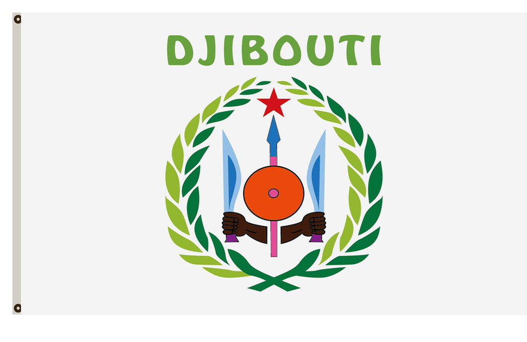 Djibouti City Djibouti flag