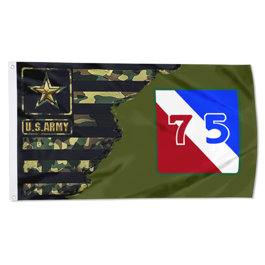 Fyon 75th Infantry division  Flag Banner