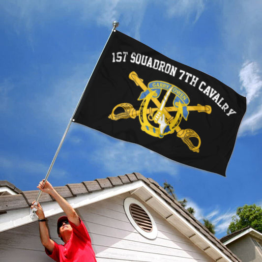 Fyon 7th Cavalry Flag  Indoor and outdoor banner