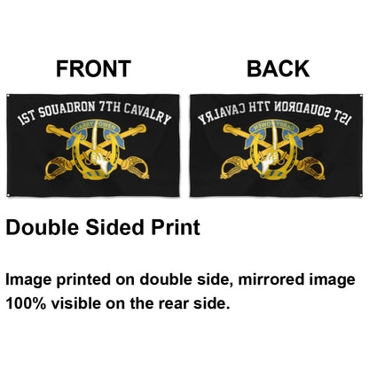 Fyon 7th Cavalry Flag  Indoor and outdoor banner