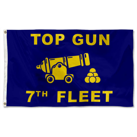Fyon 7th Fleet Top Gun Flag  Indoor and outdoor banner