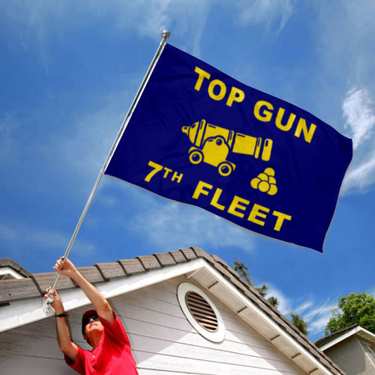Fyon 7th Fleet Top Gun Flag  Indoor and outdoor banner