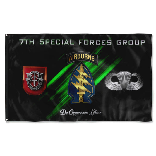 Fyon 7th Group Airborne Flag  Indoor and outdoor banner