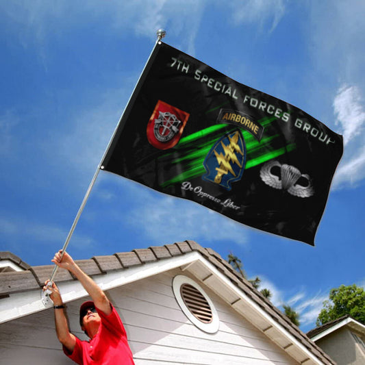 Fyon 7th Group Airborne Flag  Indoor and outdoor banner