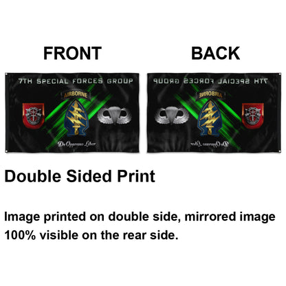 Fyon 7th Group Airborne Flag  Indoor and outdoor banner