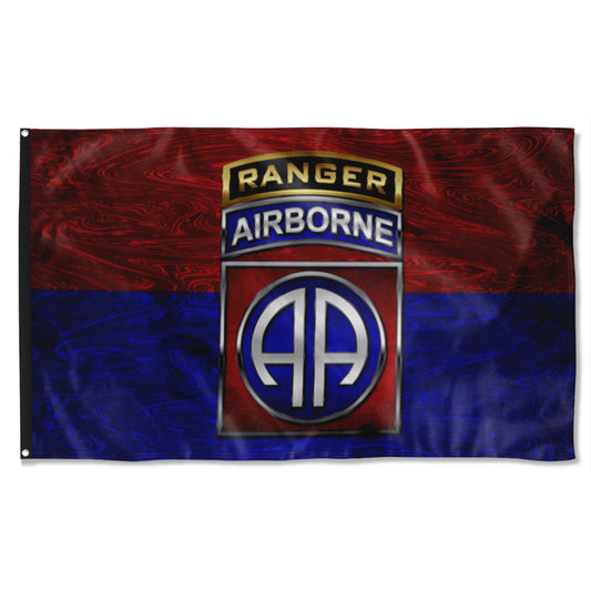 Fyon 82ND Airborne Division Tabbed Flag Indoor and outdoor banner