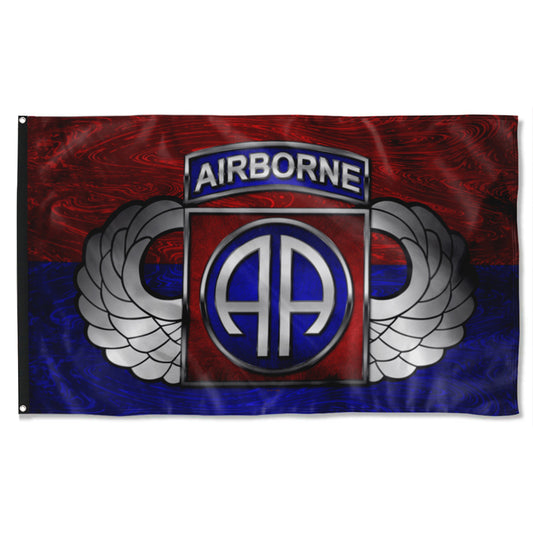 Fyon 82ND Airborne Division Winged Flag Indoor and outdoor banner