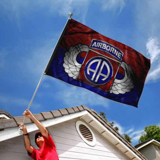 Fyon 82ND Airborne Division Winged Flag Indoor and outdoor banner