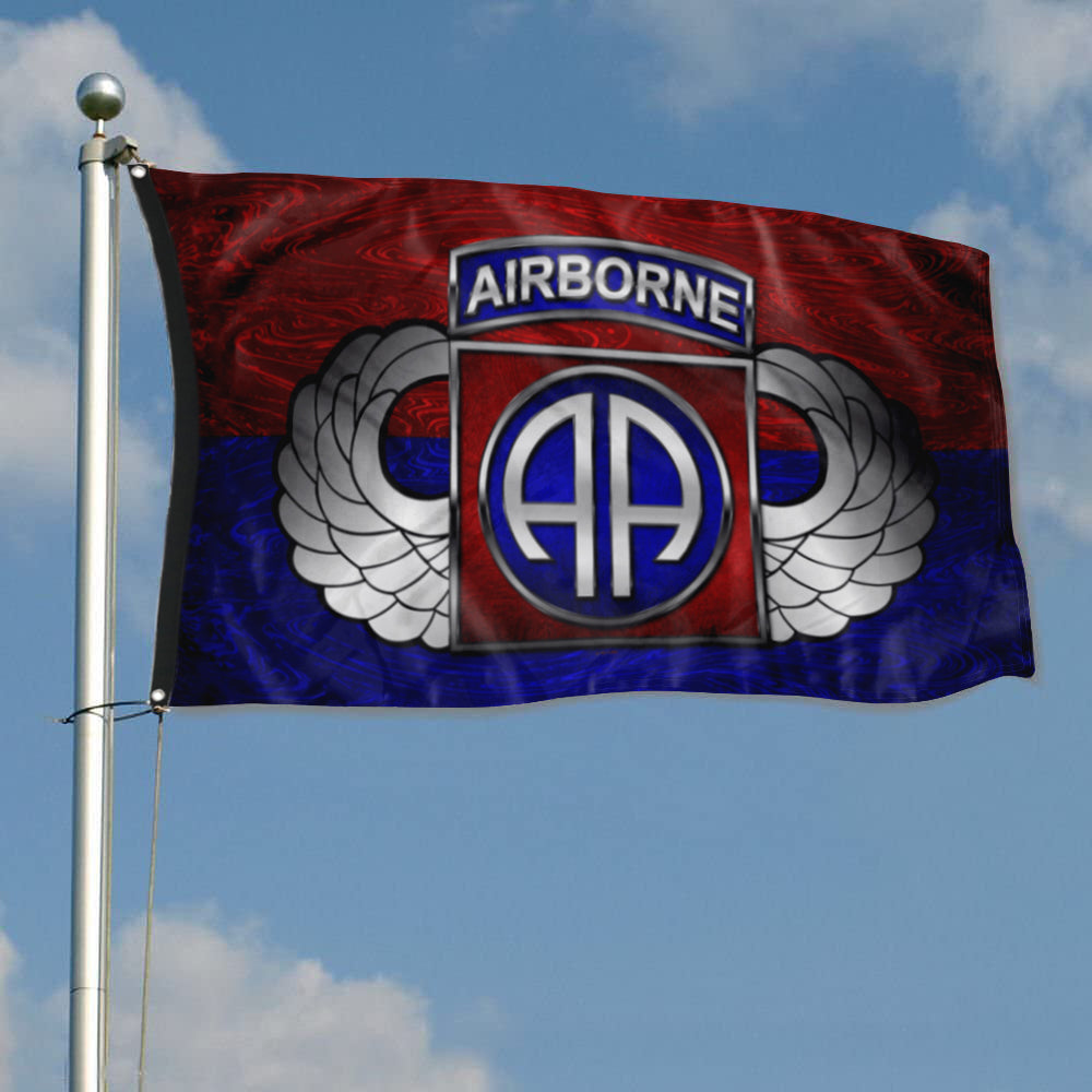 Fyon 82ND Airborne Division Winged Flag Indoor and outdoor banner