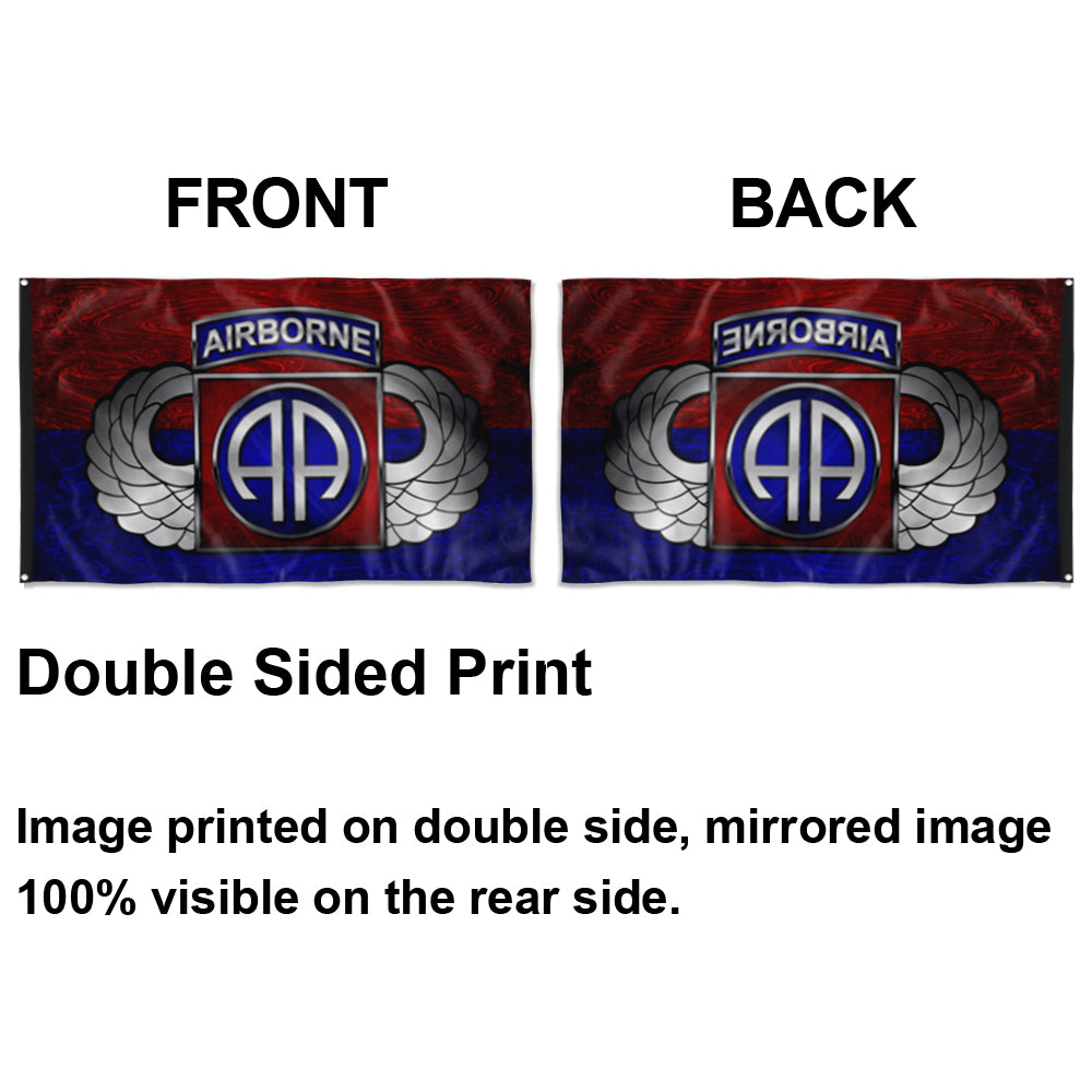 Fyon 82ND Airborne Division Winged Flag Indoor and outdoor banner
