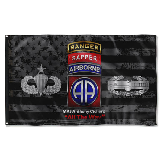 Fyon 82nd ABN DIV Subdued Flag  Indoor and outdoor banner