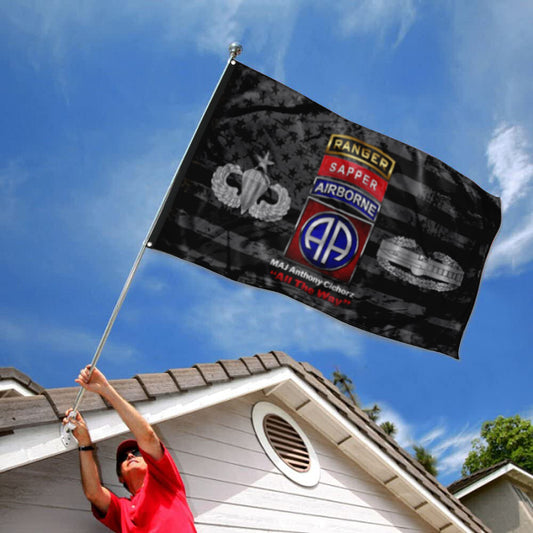 Fyon 82nd ABN DIV Subdued Flag  Indoor and outdoor banner