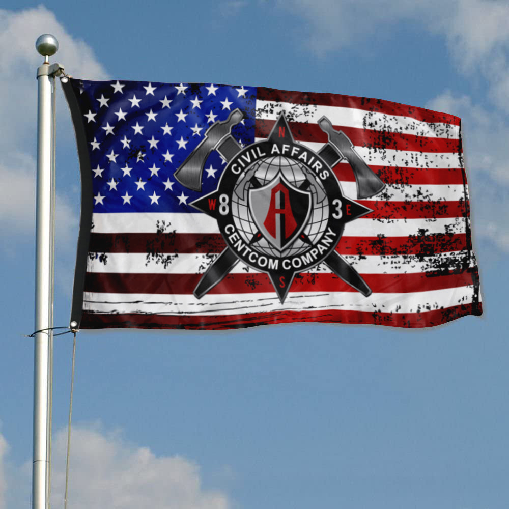 Fyon 83 Rd Centcom Company US Colored Flag Indoor and outdoor banner