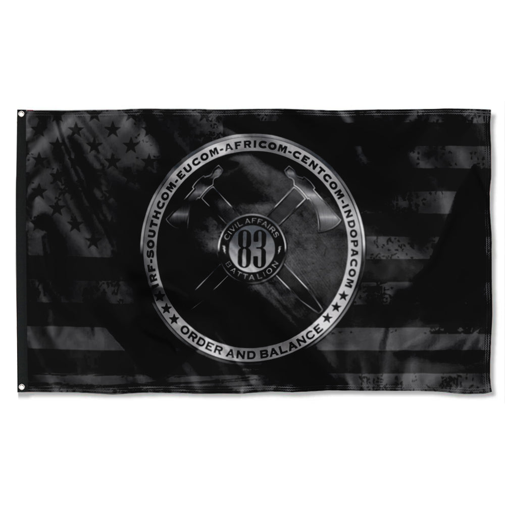 Fyon 83RD Civil Affairs Flag Indoor and outdoor banner
