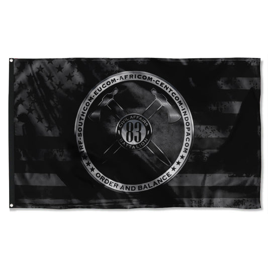 Fyon 83RD Civil Affairs Flag Indoor and outdoor banner