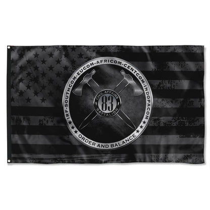 Fyon 83 Rd Civil Affairs Flag Indoor and outdoor banner